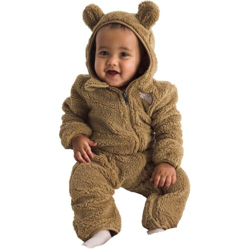 THE NORTH FACE Baby Campshire One-piece | Cozy Fleece Winter Onesie, With Mittens, Booties & Attached Bear Ear Hood