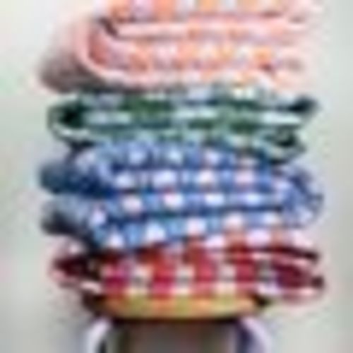 Archive New York Checkered Quilted Sujani Blankets