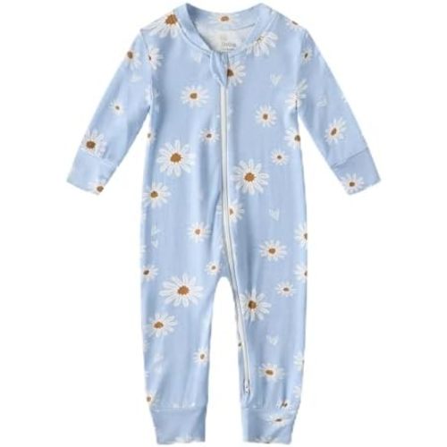 Owlivia Rayon from Bamboo Baby Footless Pajamas, Boys and Girls Zip up Sleep and Play, Long-Sleeve Coveralls