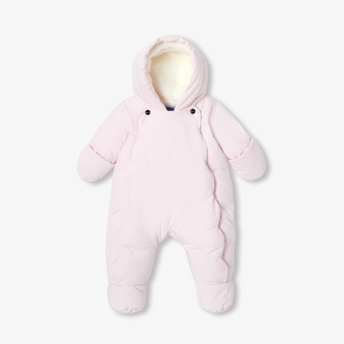 Baby girl nylon snowsuit