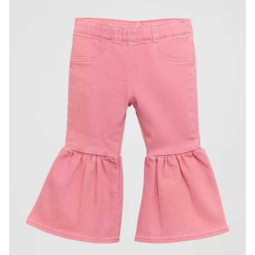 Little Girl's Vibrant Ruffle Leg Flare Jean | GIRLS | Wrangler®
