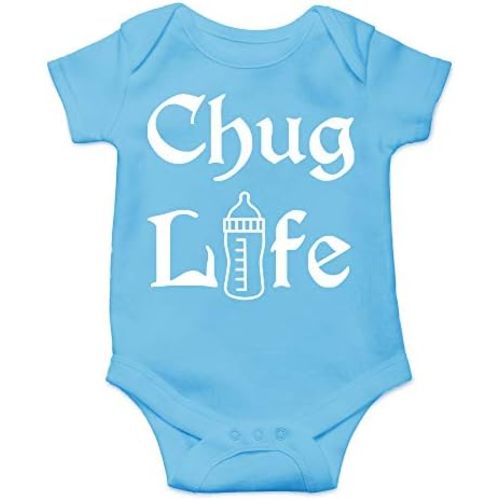 CBTwear Chug Life - Baby Clothes - Funny Newborn Bodysuit Outfits for Infants