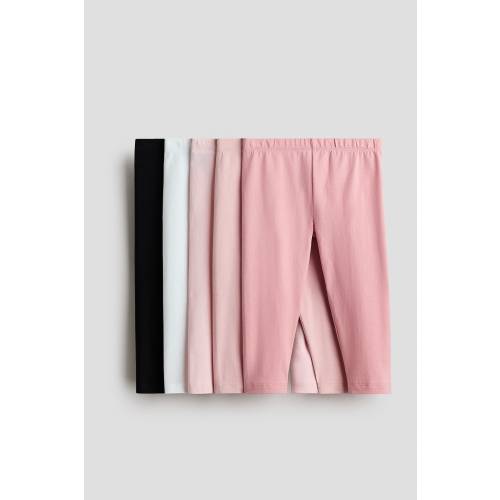 5-PACK COTTON CAPRI LEGGINGS