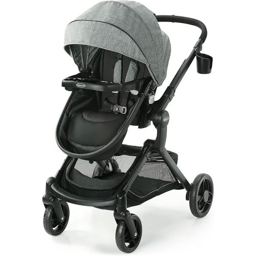 Graco Modes Nest Baby Stroller, 3 Modes: Adjustable Slide2Me Infant Car Seat Carrier, Infant Pramette, to Toddler Stroller, Nico