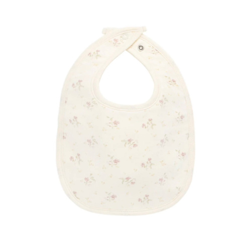 Organic Cotton Bib - Thelma Parchment – Jamie Kay USA