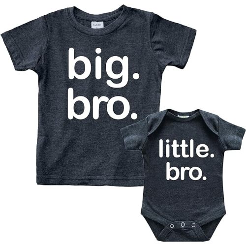 Unordinary Toddler Big bro Little bro Outfits Big Brother Little Brother Sibling Boys Matching Gifts Baby Set