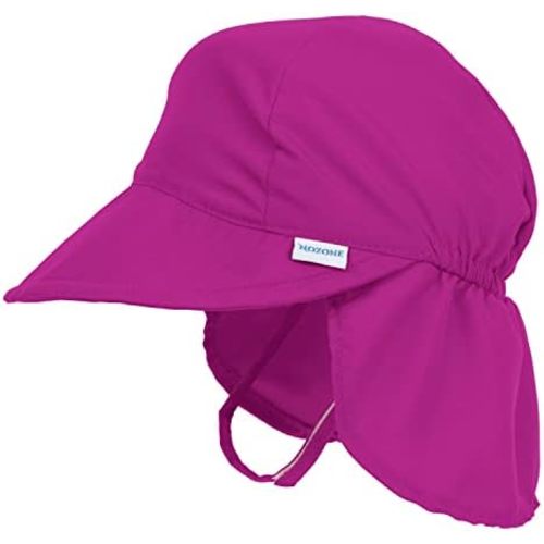 Nozone Better Baby Flap Sun Hat, Wide Brim Breathable Beach Hat with Adjustable Strap, UPF 50+ Protection