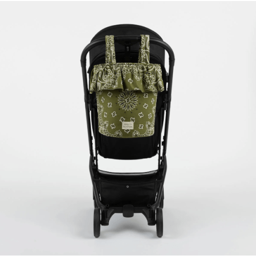 Basket bag - Minicoton - Weekend Green / Beige