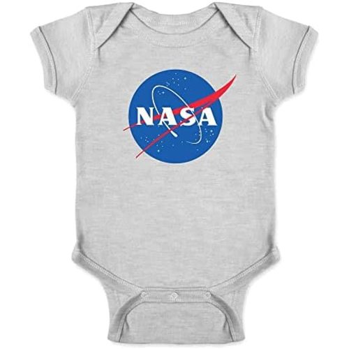 Pop Threads NASA Meatball Logo Graphic Space Vintage Infant Baby Boy Girl Bodysuit