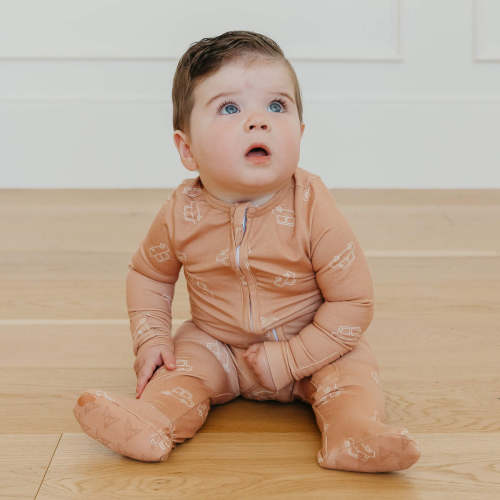 Zip-Up Footie Pajama - Cooper