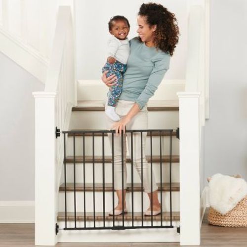 Regalo Top of Stair Baby Gate - 40.5" - Black