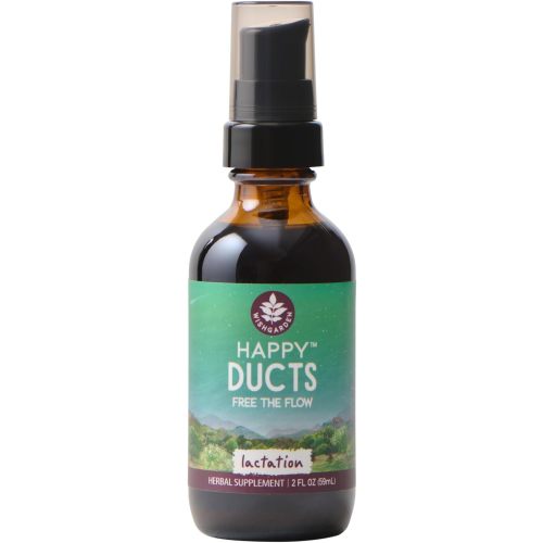 WishGarden Herbs Happy Ducts Lactation Support - Clogged Milk Duct Relief Supplement, Herbal Breastfeeding Support Supplement Tincture for Breast Engorgement Relief and Clogged Milk Ducts, 2oz