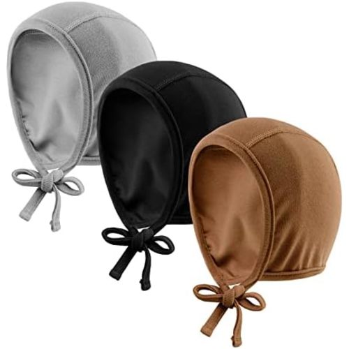 JANGANNSA Newborn Baby Hospital Hat Infant Set Head Cap Lovely Ears Belt Beanie 0-6Months