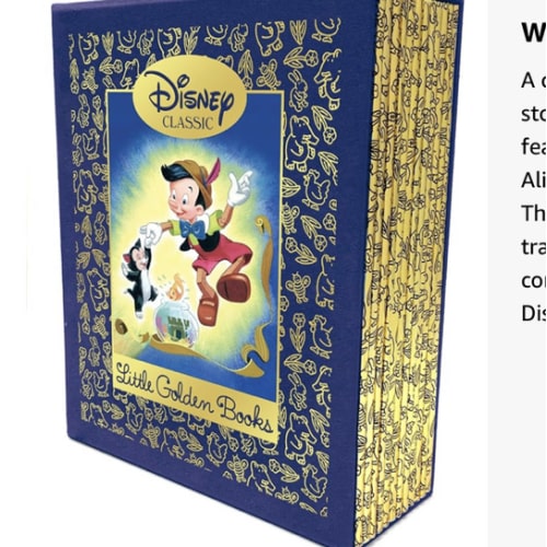 12 Beloved Disney Classic Little Golden Books (Boxed Set)