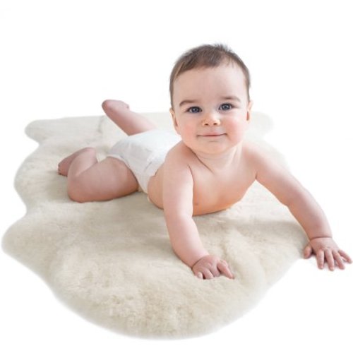 Woolino 100% Natural Australian Lambskin, ivory