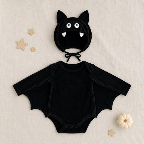Mia n Mini Bat Black Wing Romper