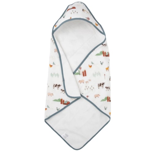 Infant Hooded Towel - Farmyard Farmyard