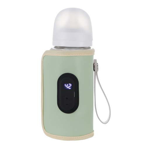Portable Bottle Warmer, Travel Baby Bottle Warmer for Breastmilk, Leak-Proof, 20 Speeds Fast Heating, with Precise Temperature Control, Memory Function