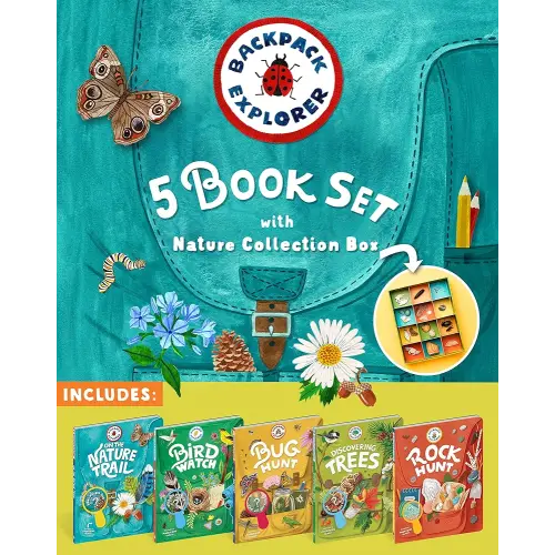 Backpack Explorer 5-Book Set with Nature Collection Box