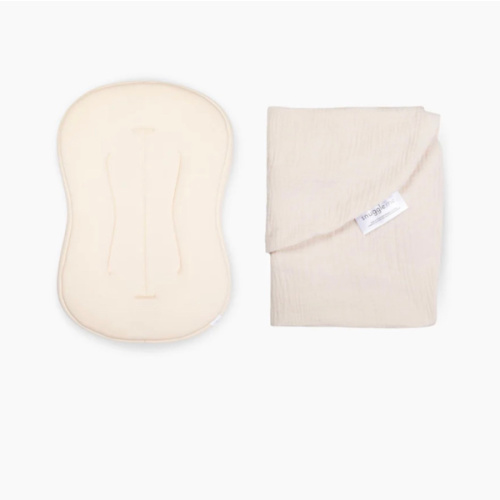 Lounger Curve + Muslin Cover Set | Natural