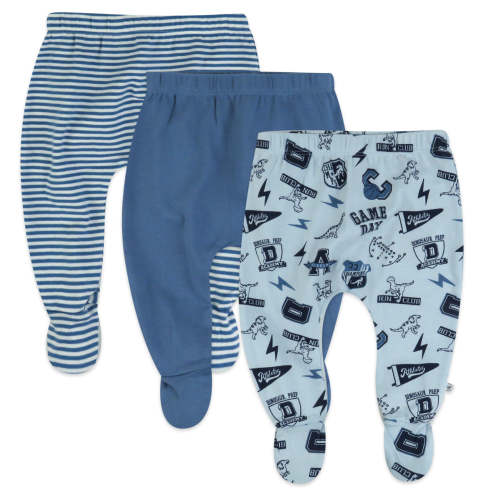 3-Pack Organic Cotton Footed Pants | Honest Baby Clothing