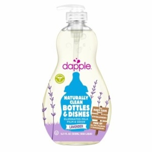 Dapple Baby Bottle & Dish Liquid Soap, Lavender, 16.9 Ounce