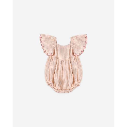 Roxy Romper Petal Gingham