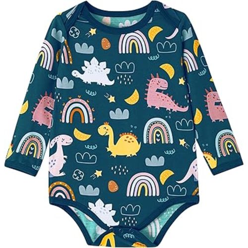 Baby Bodysuits Unisex Bodysuit Boys Girls Clothes Snap Viscose from Bamboo Infant Toddler Wear NB-24Months
