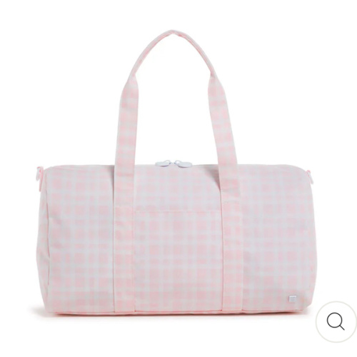 TRVL Duffel Bag- Pimlico Pink Plaid – VACE