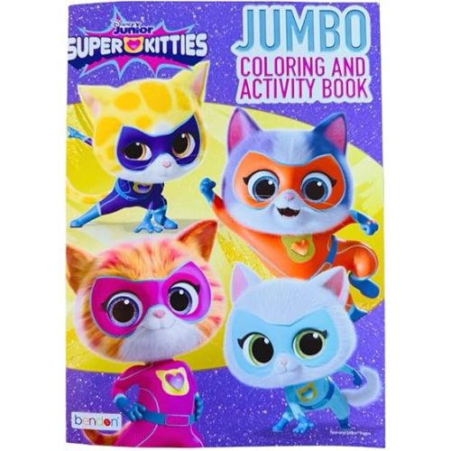Making the Grade Super Kitties Coloring and Activity Book with Stand-Up Character on Back - 80 Pages, Purple