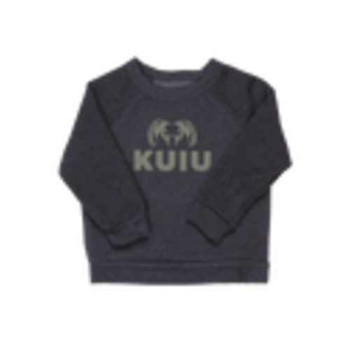 Toddler Stacked Logo Crewneck Sweatshirt | Olive – KUIU