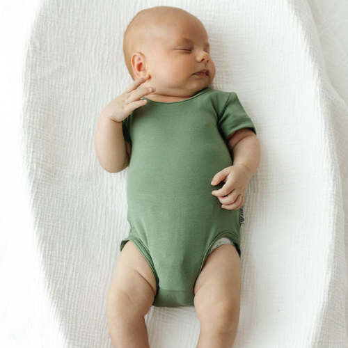 Succulent Snuggle Bug Short Sleeve Bodysuit Luxe Edition | Cotton Bamboo Blend