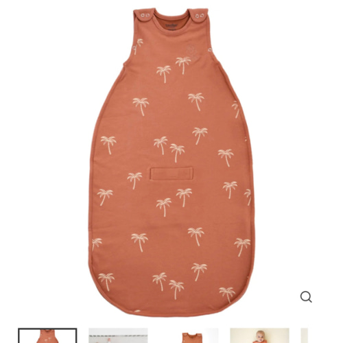 4 Season® Ultimate Baby Sleep Bag, Merino Wool & Organic Cotton, Palms