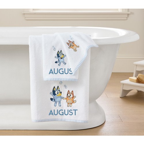 Bluey Bath Towels for Kids | Pottery Barn Kids