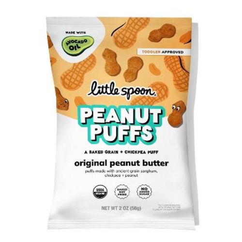Little Spoon Organic Original Peanut Butter Peanut Puffs - 2oz