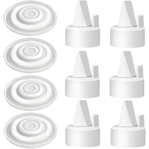 Duckbill Valves and Silicone Membrane Compatible with Spectra S1/S2/9 Plus/Synergy Gold, Replace Pump Parts for Spectra Duckbill Valve S2 Accessories