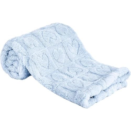 Yurhap Heart Baby Blanket, Love Plush Fleece Baby Blankets for Boys Girls