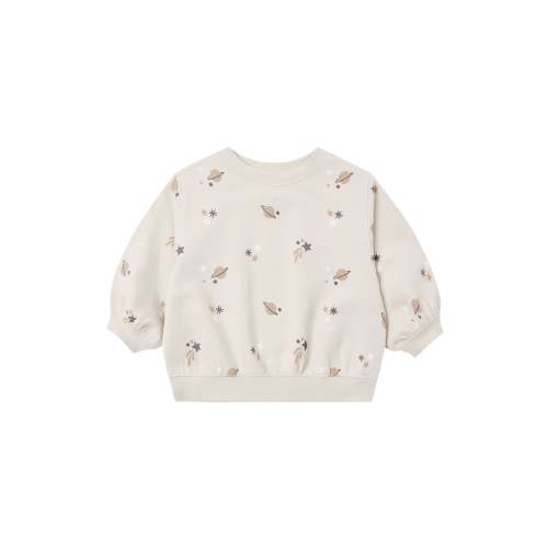 Quincy Mae - Oversized Crew Sweatshirt - Space