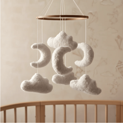 Marshmallow Sky - Baby Mobile