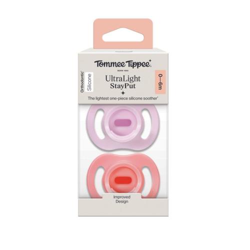 Tommee Tippee Ultralight Soother Day 0-6 Months 2 Pack