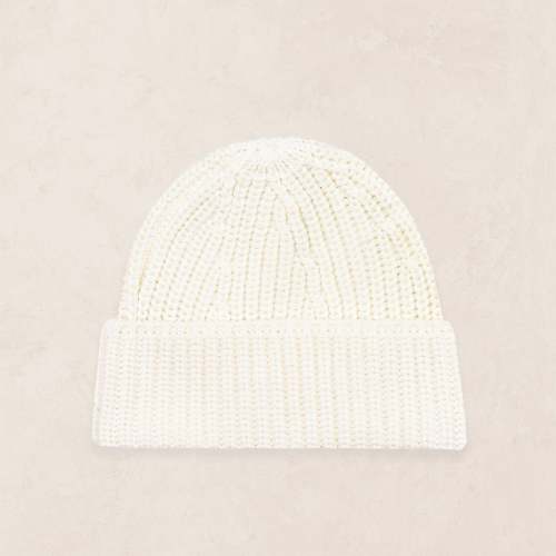 Knit Beanie - Ivory