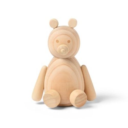 Turned Wood Bear - Mondo Llama™