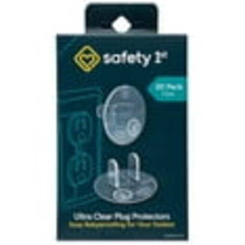Safety 1st Ultra Clear Plug Protectors (20pk), Clear, Toddler