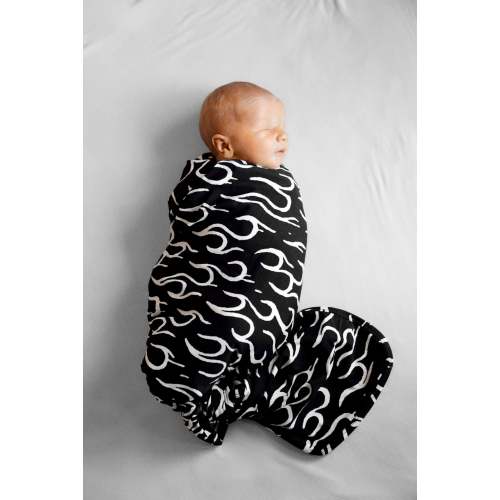 Bamboo Stretch Swaddle in Fuego