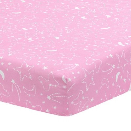 Lambs & Ivy Disney Baby Nursery Crib Fitted Sheet - Minnie Mouse