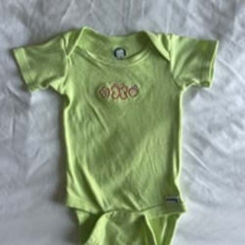 Vintage 2000s Gerber girl onesie