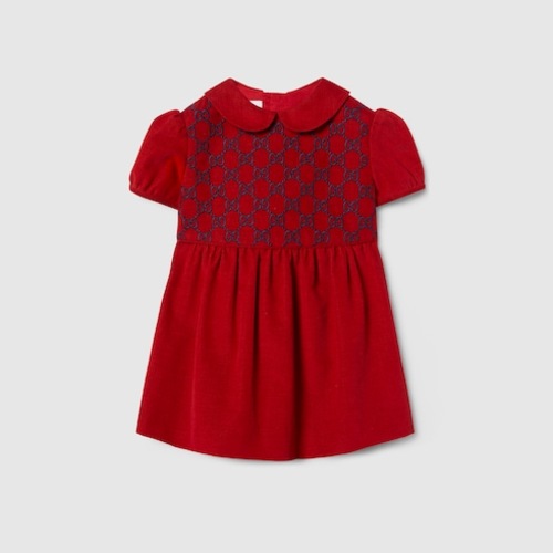 Children's velvet corduroy dress