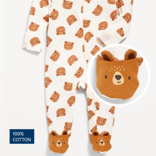 2-Way-Zip Sleep & Play Footed One-Piece for Baby | Old Navy