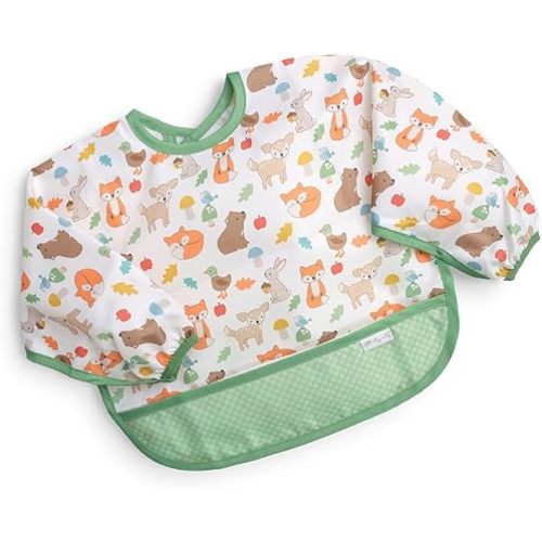 Itzy Ritzy Long Sleeve Bib (Woodland)