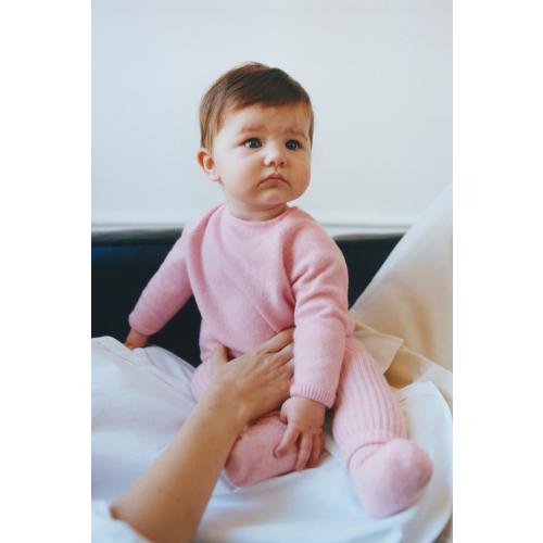 100% CASHMERE KNIT JUMPER - Pink | ZARA United States